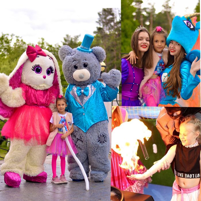 Аніматори на свято, паперове та мильне, кулькове, аниматоры, фокусник