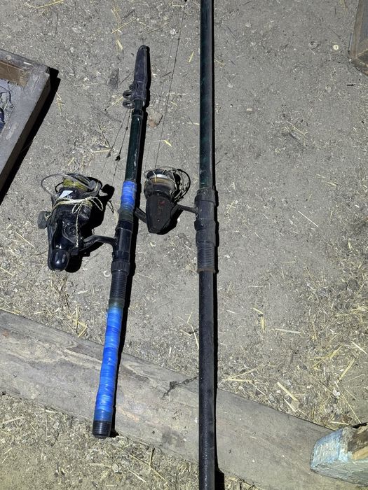 Весла удочка спінінг катушка спінінги