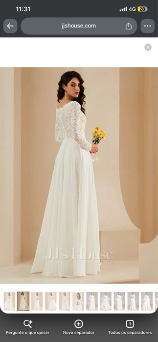 Vestido de Noiva Novo – Com Etiqueta