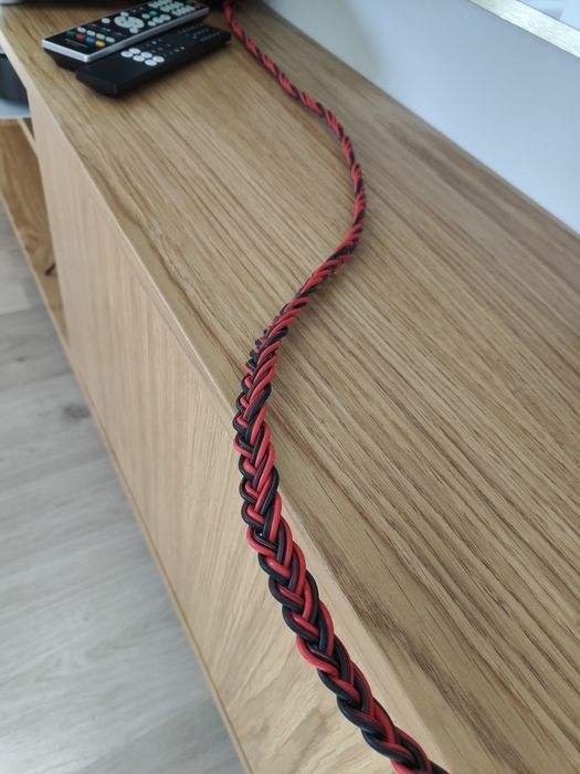 Kabel głośnikowy warkocz