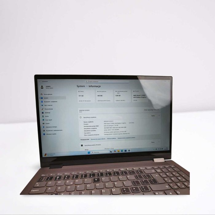 DOTYKOWY LAPTOP 2w1 15,6 | IdeaPad Flex 5 | R5 5500U | 8GB 512SSD W11