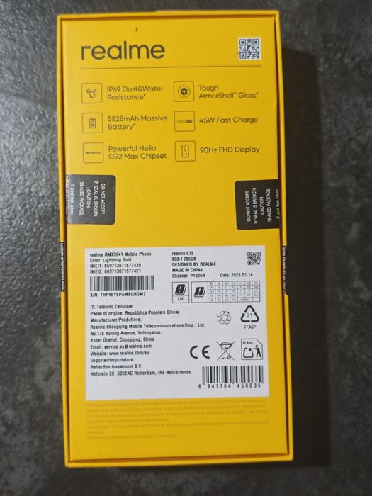 Realme C75  8GB/256GB  IP69