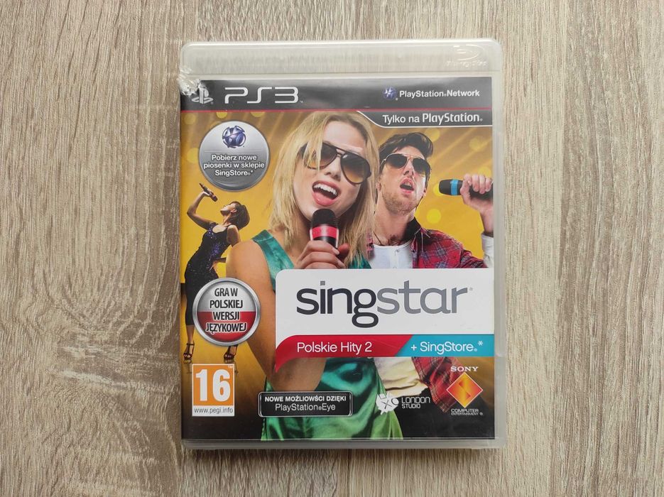 SingStar Polskie Hity 2 - PS3 - Stan Płyty BDB-