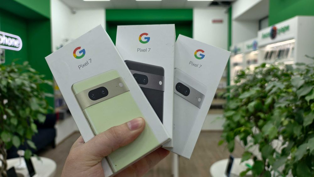 Магазин NEW Google Pixel 7 128GB Snow/Obsidian/Lemongras Гарантія