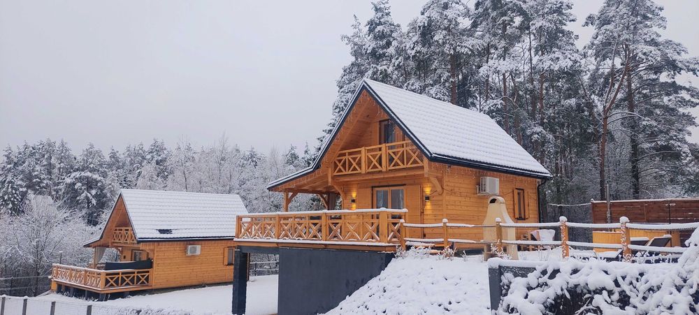 Domek JACUZZI Mazury nad jeziorem ferie wakacje weekend Majówka wolne