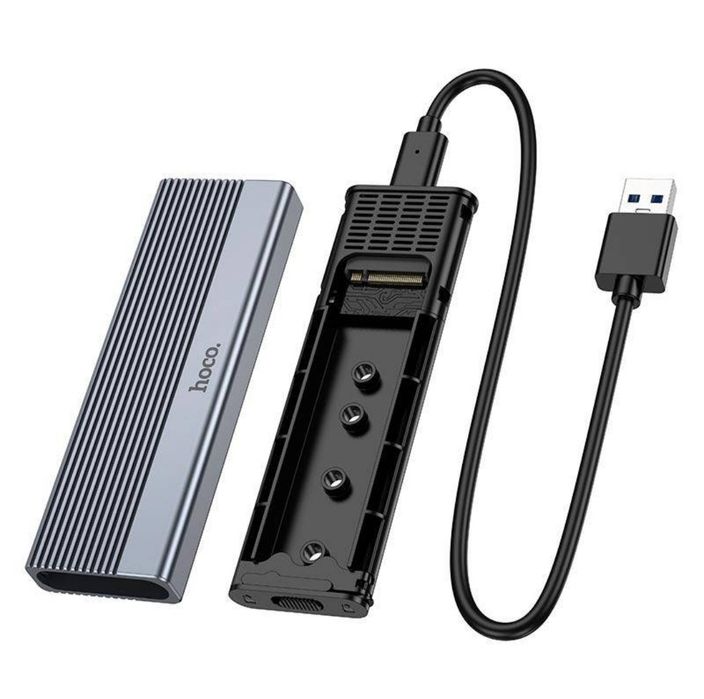 Кишеня для M. 2 SSD Enclosure (USB3.1/6Gbps, 4TB Max) HOCO HB47