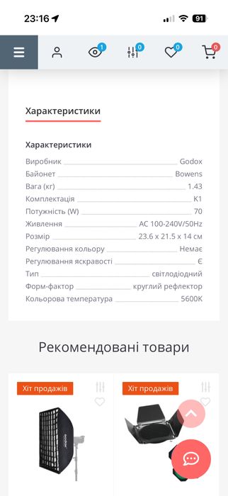 Godox SL60IID комплект