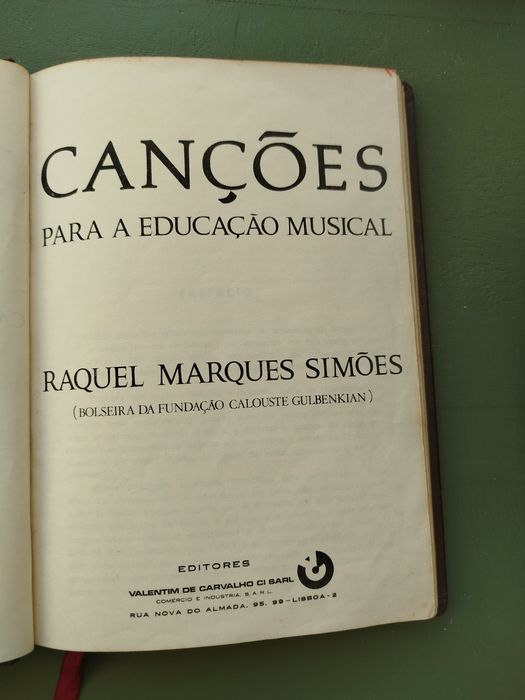 Canções para a Educação Musical Raquel  Simões