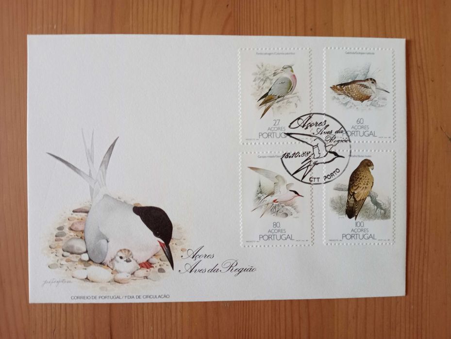 Sobrescrito 1º Dia (FDC) Vários 1986 + 1988 + 1991 CTT Portugal