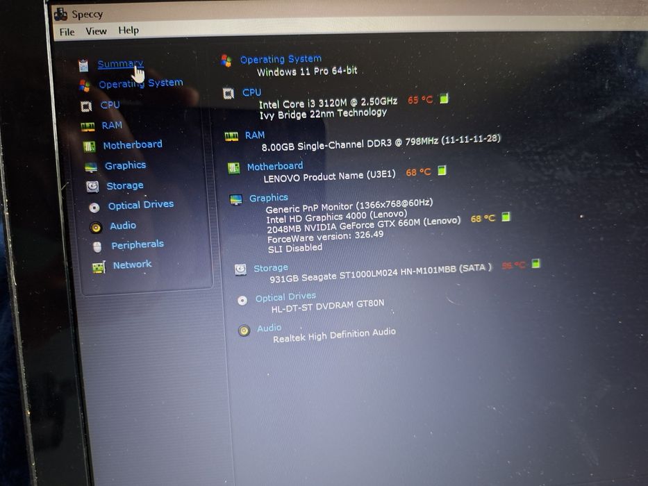 Lenovo ideapad Y580 z GTX660
