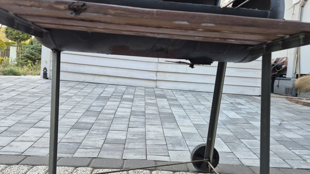 Grill węglowy 60 x 30 samodzielnej produkcji SOLIDY