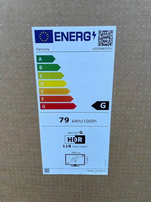 Телевізор Samsung UE55U8000F НОВИНКА 2025 Нові! Запечатані!