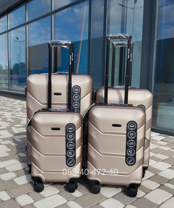 Чемодан Wings 148 розовый