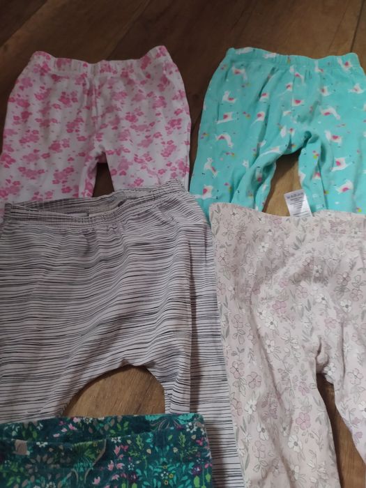 Legginsy spodnie, roz. 6-9 miesięcy