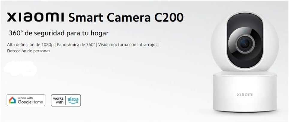 Xiaomi C200 Security Camera – 360° View, Night Vision, AI Motion Detection64737745057410121