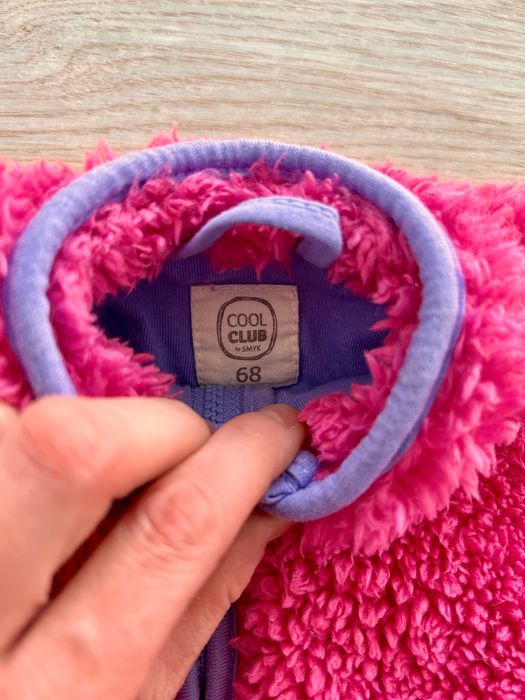 Ciepła Bluza/kurtka 68