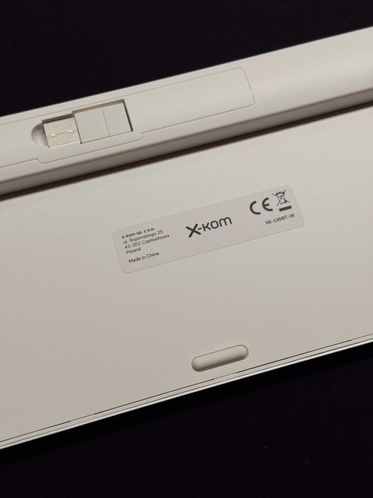 Klawiatura bezprzewodowa X-kom Alu Keys White (XK-130BT-W)