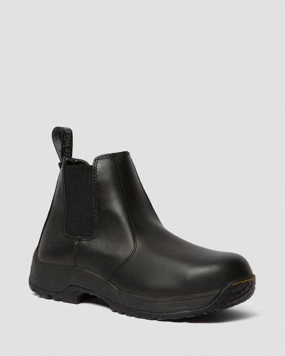 Шкіряні черевики челсі на платформі Drakelow Steel dr martens мартенси