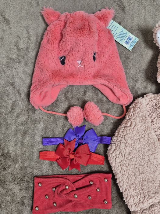 Кофтинка барашик, шапочка, пов'язки