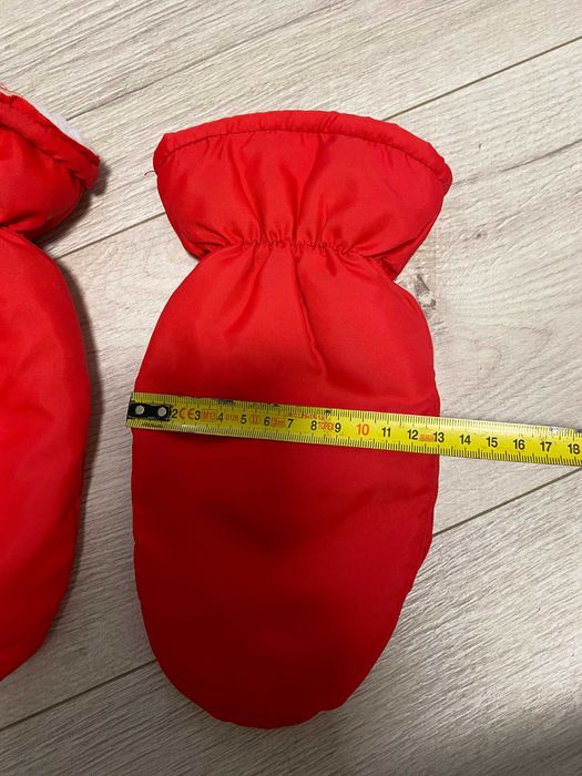 Красные большие рукавицы на меху Aquila