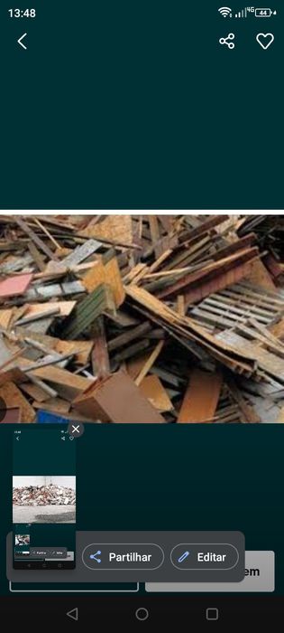 Garagem anexo recheios acumulação mudanças etc