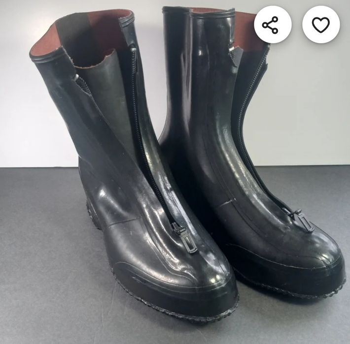 Мужские военные резиновые бахилы/сапоги