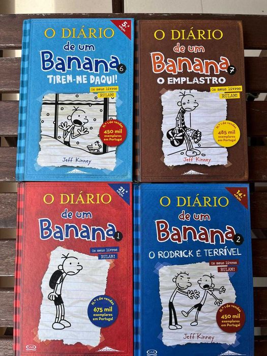 Coleção "Diário do Banana"_4 Livros