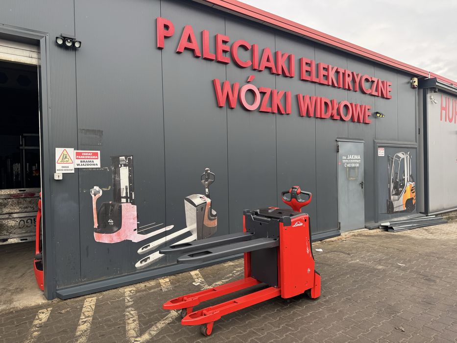 Paleciak elektryczny  Linde T 16 L 2016  r 70 cm 800 kg wózek Linde