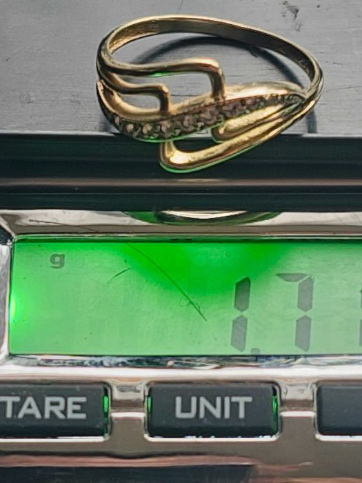 Złoty pierścionek próba 585