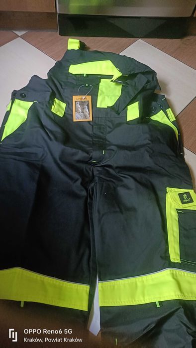 kurtka spodnie odblaskowe r56