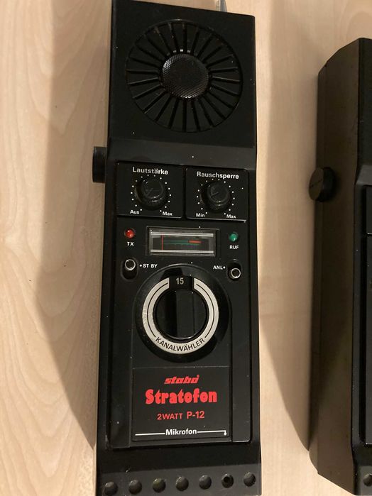 Stabo Stratofon P 12 CB Radio Krotkofalówka 2szt. lata 70-te