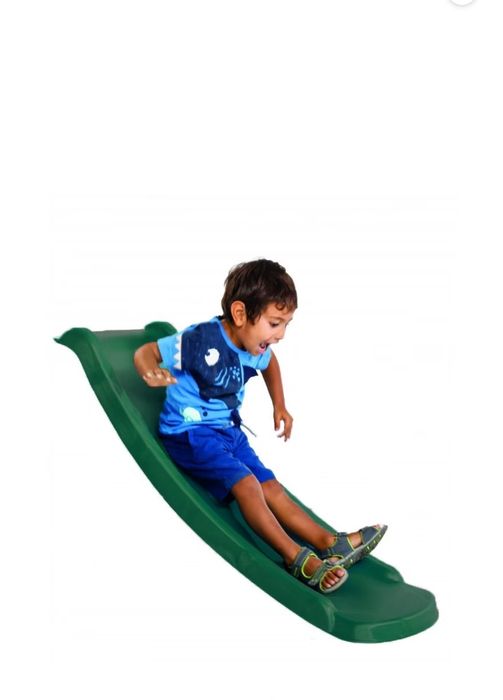Ślizg zjeżdżalnia zielona 120 cm