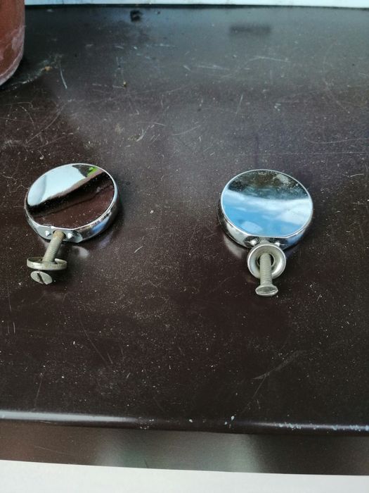 Uchwyty niklowane do mebli PRL