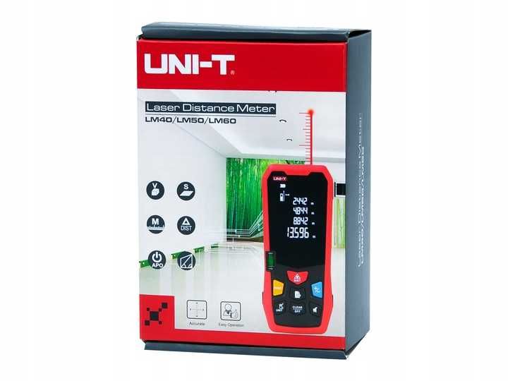 ZESTAW DALMIERZ Laserowy miernik cyfrowy miara 40m poziomica dźwięk