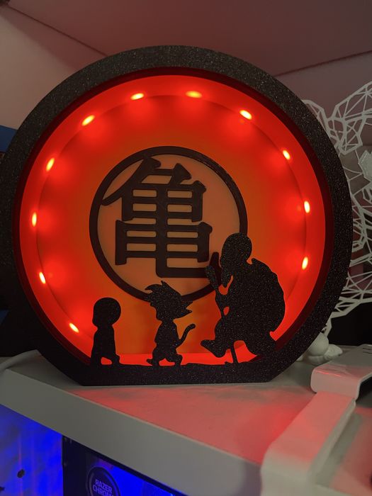 Luz de presença led dragon ball