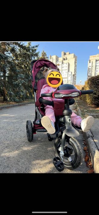 Велосипед дитячий з батьківською ручкою (трансоформер)