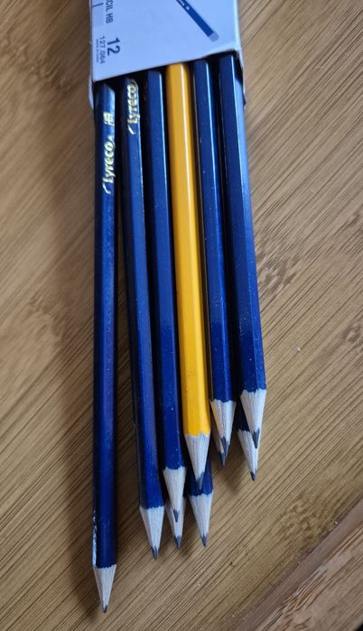 Komplet nowych ołówków ołówek HB 10 sztuk