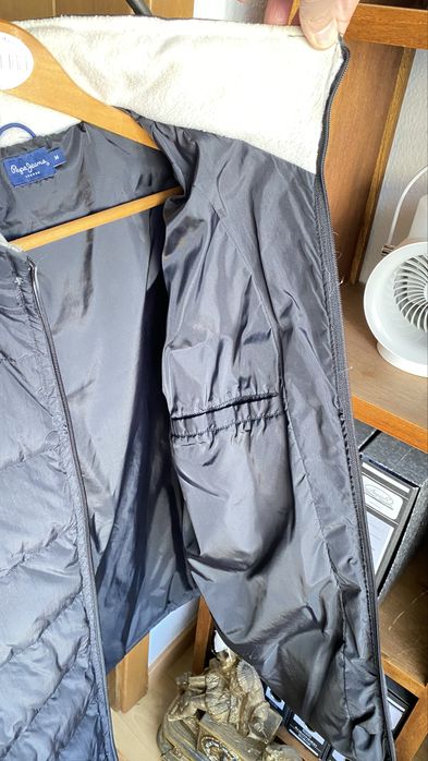 Casaco de Penas Azul