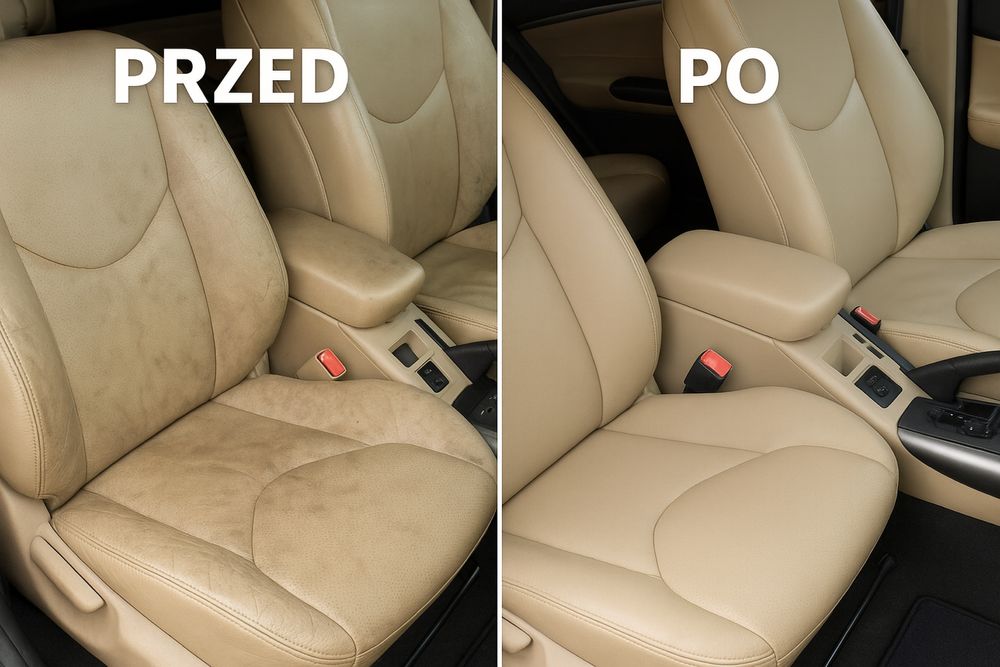 Pranie i sprzątanie wnetrza auta