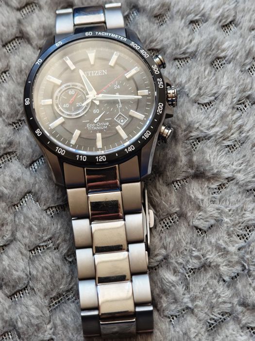 Zegarek męski Citizen Super Titanium Eco-Drive Solar 43mm Chronograph