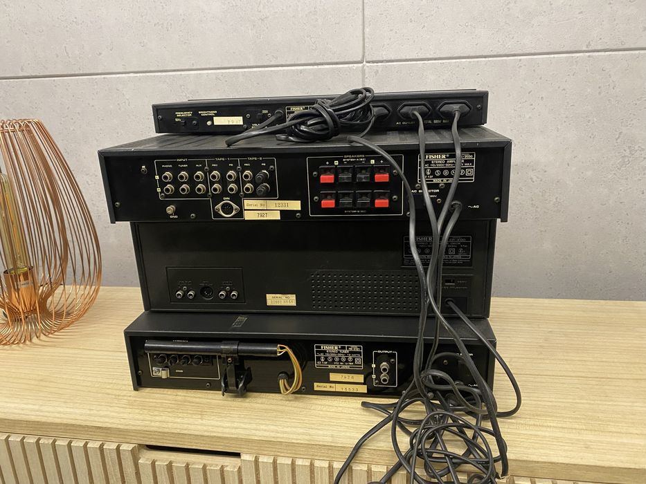 Fisher Studio Standard - timer, wzmacniacz CA-2030,Deck CR-4130,Tuner