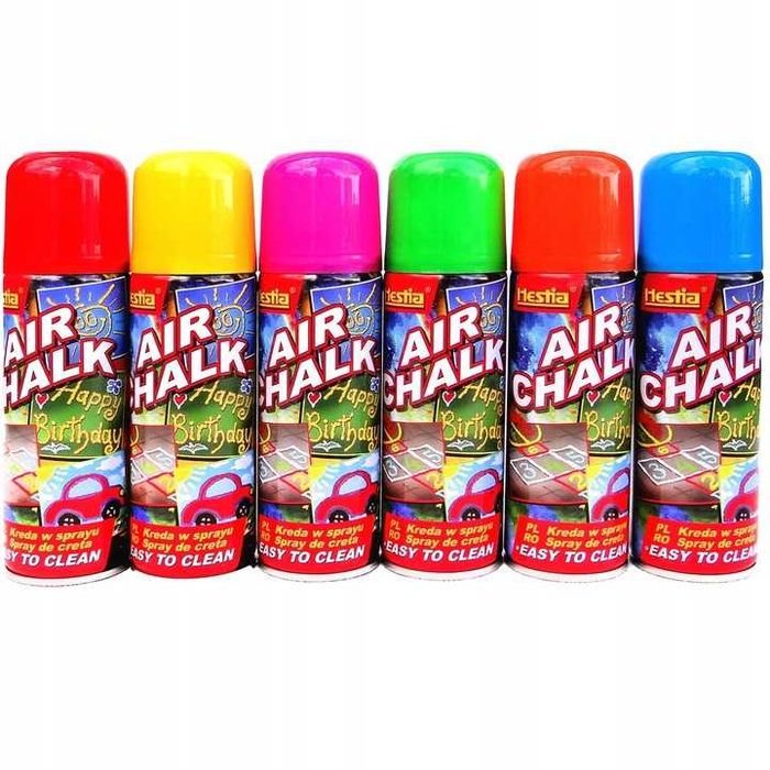 Kreda w sprayu żółta 150ml - 1szt