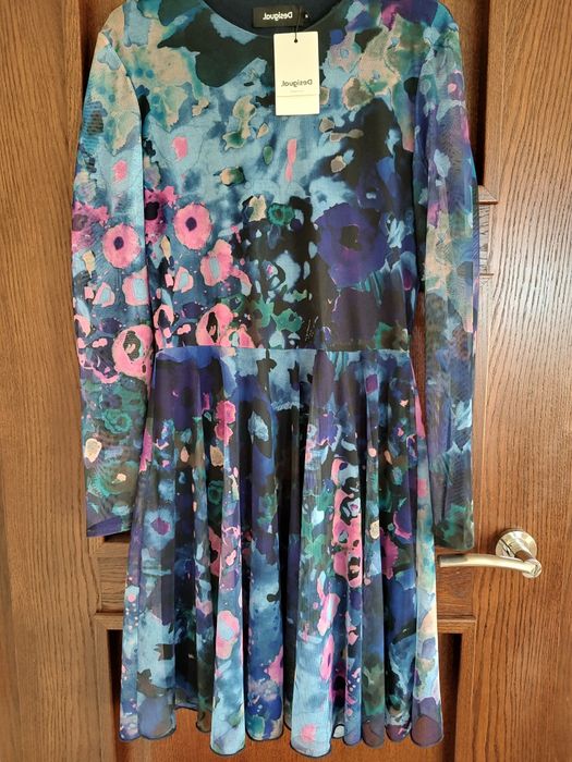 Kolorowa sukienka Desigual - r.M