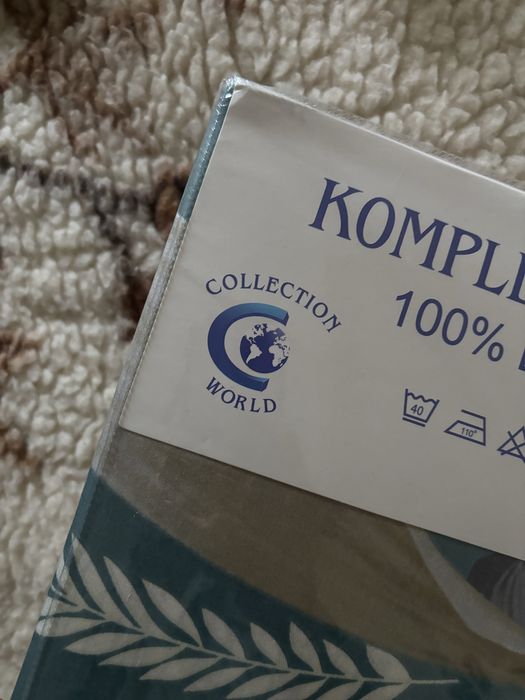 Nowy komplet bawełnianej pościeli