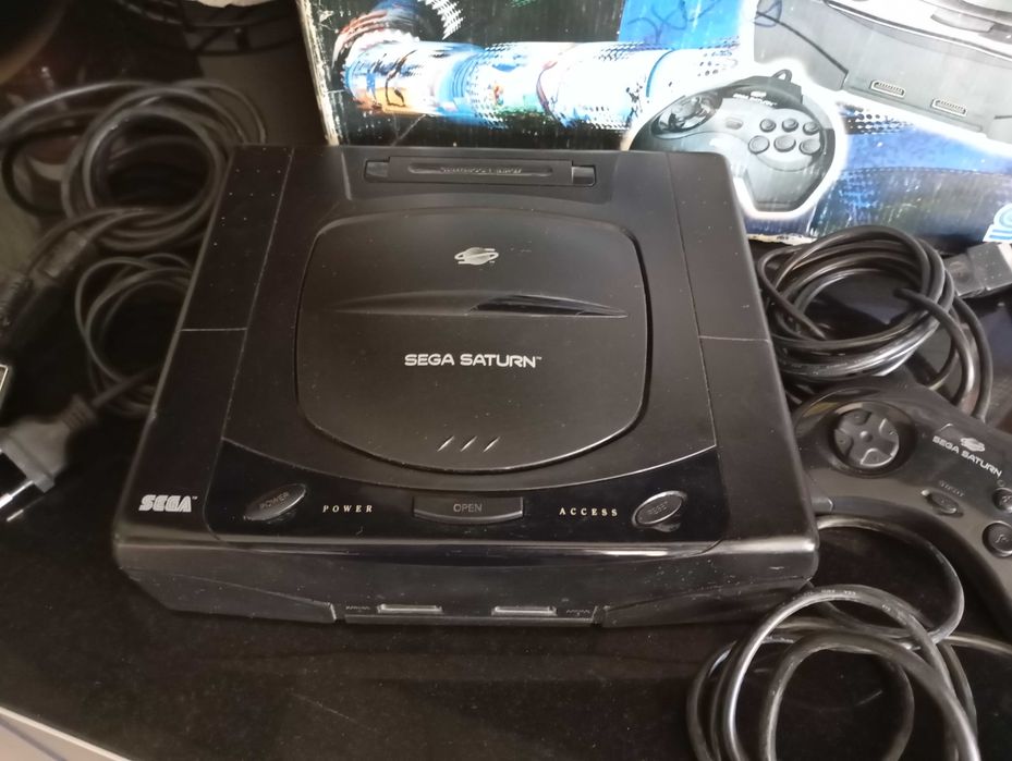 Sega saturn com jogos