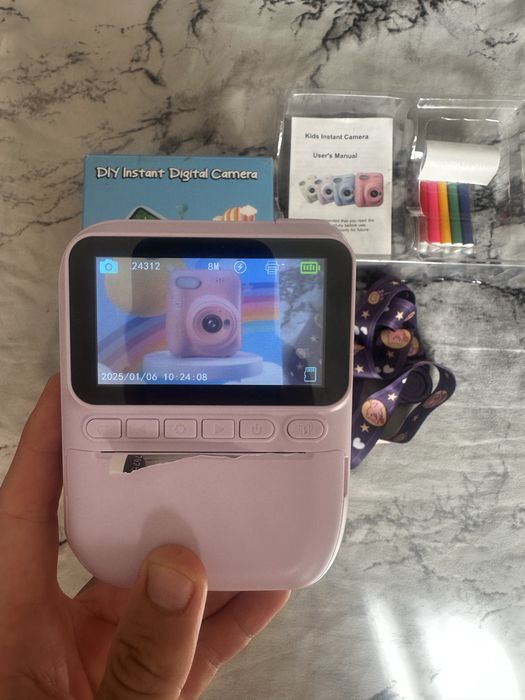 Дитячий цифровий фотоапарат миттєвого друку Gofunly