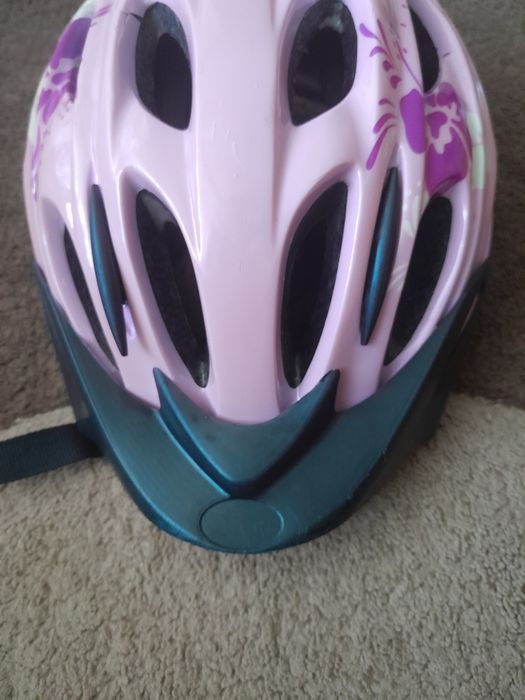 Kask rowerowy dziewczęcy