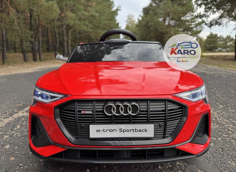 Audi E-Tron Sportback Auto Dla Dzieci 4x4 Na Akumulator 12V 7Ah EVA.