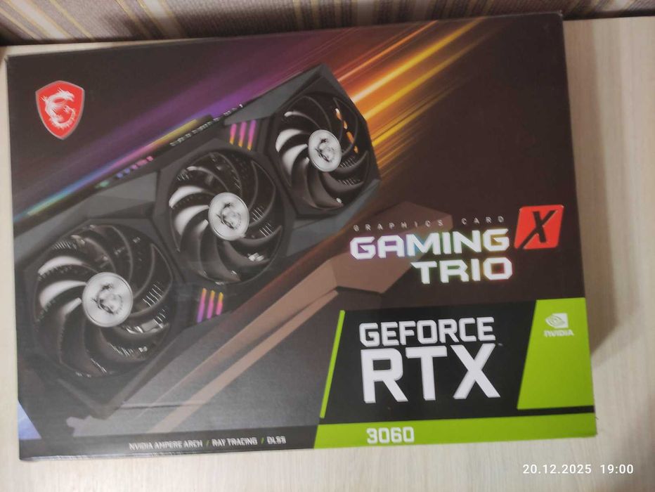 Продам Відеокарту MSI GeForce RTX 3060 GAMING X TRIO