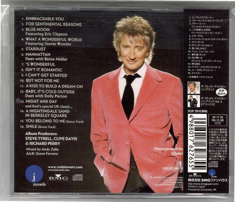 Rod Stewart - Stardust The Great American Songbook Volume 3 - CD OBI JAPAN